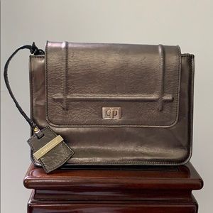 👜 A. Bellucci Italian leather clutch